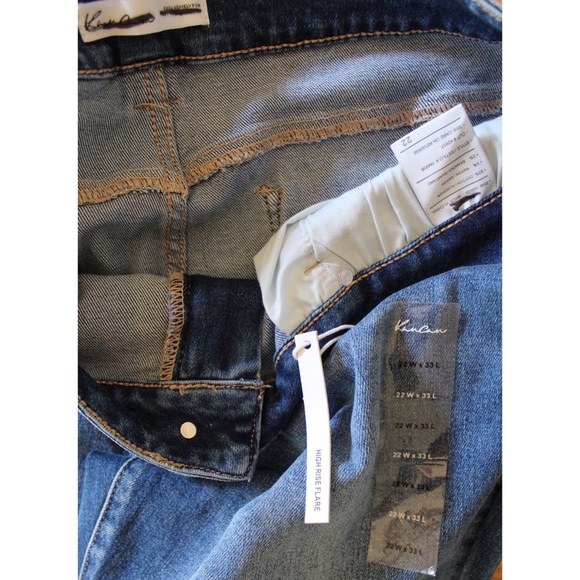 NEW KanCan Flare High Rise Back Seam Jeans Plus Size 22 Long - Picture 12 of 12